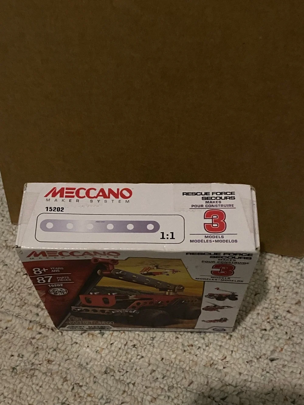 Mecca Rescue Force Secours 3 Real Metal Model Metal Construction Set 15202
